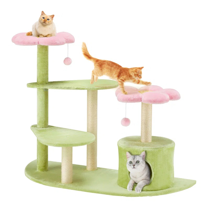 EROMMY Cat Tower w/ Scratching Posts